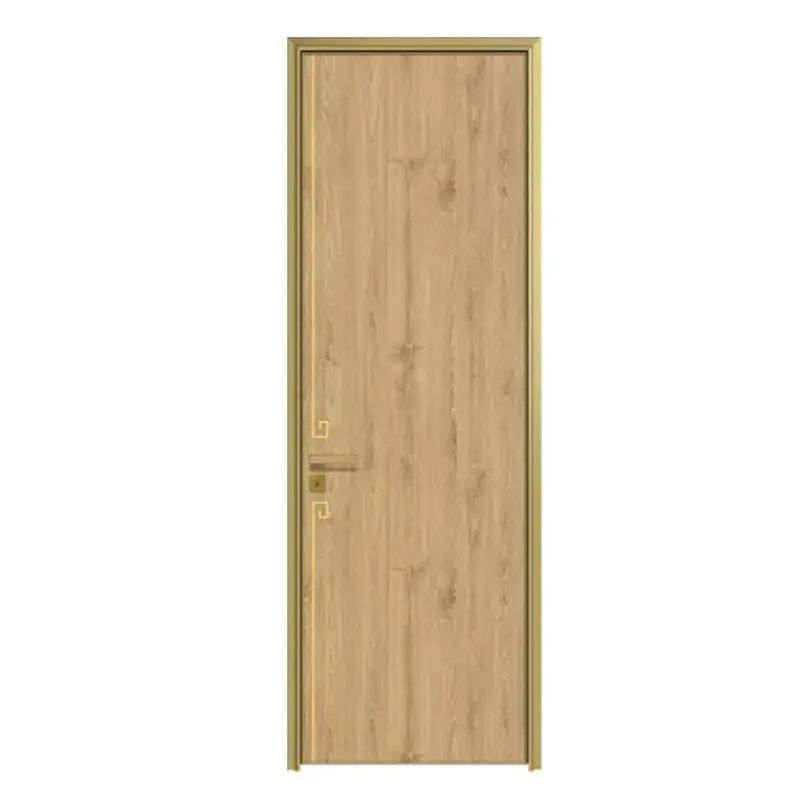 현대 플러시 도어 디자인 솔리드 오크 나무 문 인테리어 침실 문 가격