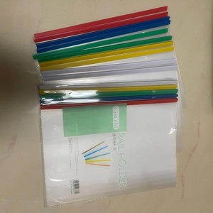 Good Price Office School Stationery pp Plastic 12c 310 mm A4 Size Mixed Colors Sliding bar Report File Folder