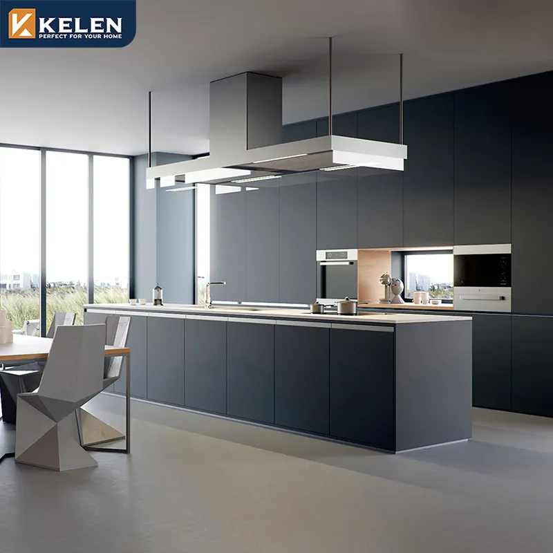 KELEN 2024 kitchen wall mounted cabinet supplier wholesale customization modular modern wood furniture kitchen cabinet