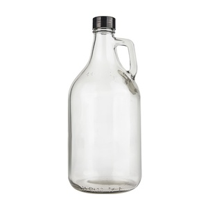 工厂供应商1L 1.5L 2L 3L加利福尼亚玻璃瓶，带小手柄啤酒葡萄酒玻璃水瓶 - Product Image 1