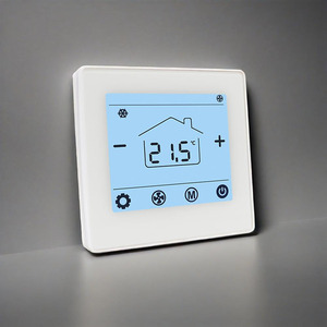 Schermo LCD VA termostato a bacet digitale per ventilcoil 3 velocità della ventola + 0-10V modulante - Product Image 2