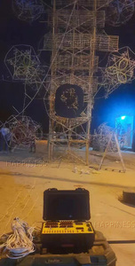 Bánh pháo hiển thị bảy màu đám mây tốt lành bán buôn đám cưới giáng sinh cho hệ thống bắn pháo hoa điện - Product Image 3