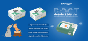 Getein1100獣医診断機用の工場猫FCVAbネコカリシウイルス抗体ラピッドテストキット