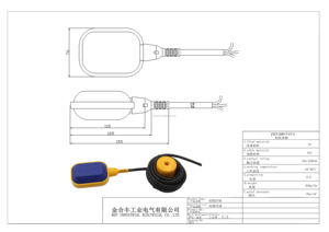 Livello di protezione IP68 galleggiante sensore di livello liquido pompa interruttore con interruttore a galleggiante livello serbatoio misura/indicatore
