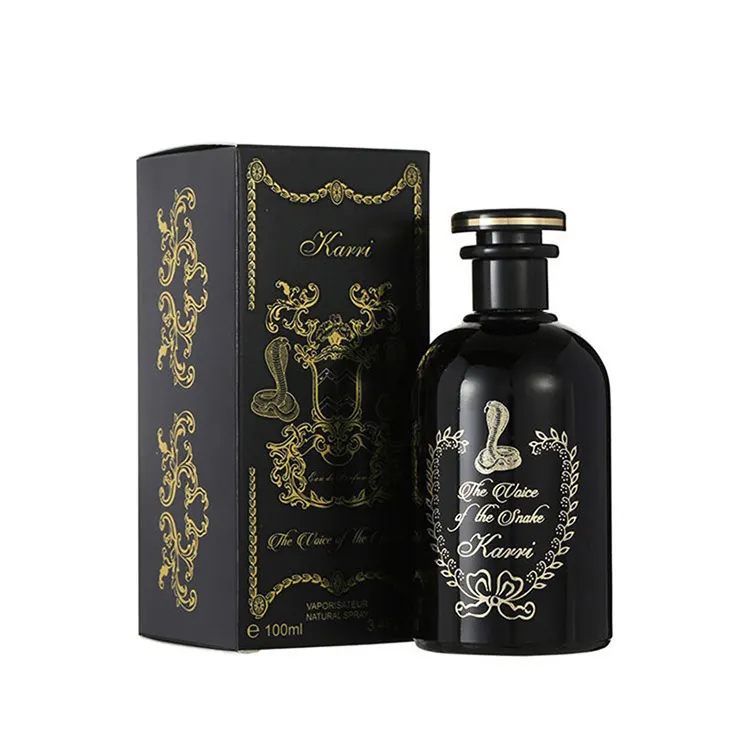 Frasco de perfume vazio com caixa de 30ml 50ml 100ml, frasco de perfume redondo personalizado de cristal com quantidade mínima para pedido baixo