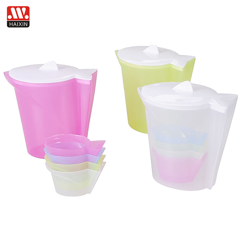 Carafe à eau avec 4 tasses : 191*125*215mm