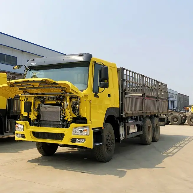 Reliable Sea Freight Delivery used howo 6*4 great quality cheap Cargo Truck