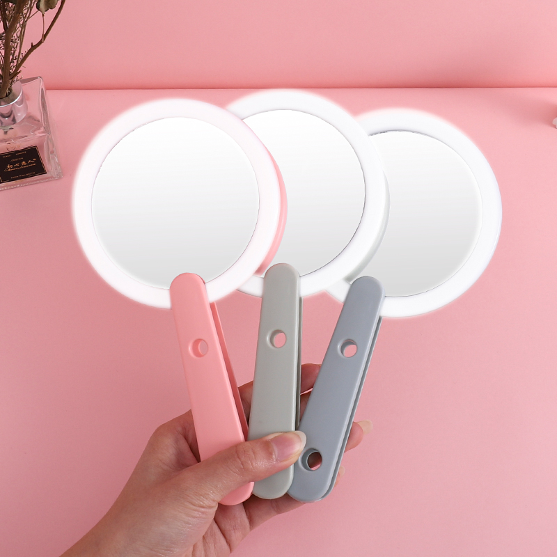 espejo de maquillaje con luz LED