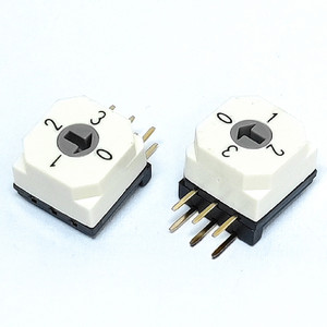 Elektronik Dip anahtarı 10x10mm 6 Pin Dip anahtarı 4,8,10,16 pozisyon dijital kod döner anahtar - Product Image 1