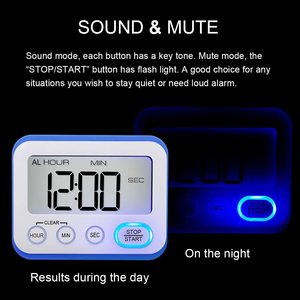 Digitale Timer Conto Alla Rovescia e Contare Fino Miglior Bambini Timer Silenzioso Conto Alla Rovescia - Product Image 5