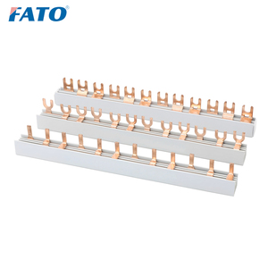 FATO Pin-Type U-Type I-Type U-Type MCB ทองแดง busbar 1P 2P 3P 4P ฉนวนป้องกันไฟบาร์สายไฟใช้ในครัวเรือนและโรงงาน - Product Image 3