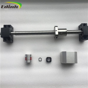 Yüksek hassasiyetli SFU vidalı Screw SFU1605 SFU1605 1610 Cnc makinesi 2010 C5 C7 vidalı 10mm Ballscrew SFUR SFK için - Product Image 4