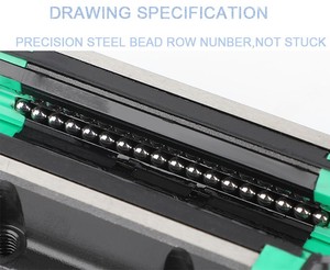 Good Quality <strong>CNC</strong> Router <strong>Machine</strong> Part HG Series Linear <strong>Block</strong> HGW45CA Linear Motion <strong>Guide</strong> <strong>Rail</strong> HGR 45 1000mm 2000mm 3000mm - Product Image 3