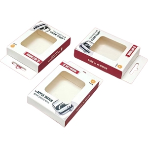 Perakende ürünler ambalaj için şeffaf PET ekran penceresi ile çevre dostu özel sokmak kutuları - Product Image 2