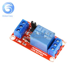 Módulo de relé de 1/2/4/8 canales, aislamiento de optoacoplador compatible con placa de expansión de disparador de nivel alto y bajo de 5V 12V 24V para salida de entrada