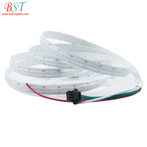 แถบไฟ LED แบบกลมหลากสีแถบ Ws2812b ไฟแอลอีดีดิจิทัล DMX Ws2812 Ws2811 2812b พิกเซล5V - Product Image 5