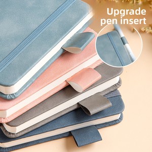 कस्टम लोगो ओएम ओडम ए 7 छोटी जेब मिनी पोर्टेबल नोटबुक मैकरॉन चमड़े की बैठक ज्ञापन और प्रचार नोटबुक के लिए - Product Image 3