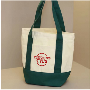 Tùy Chỉnh 16Oz Bông Vải <span class=keywords><strong>Tote</strong></span> Túi Phụ Nữ Thân Thiện Với Môi <span class=keywords><strong>Mini</strong></span> Đầy Màu Sắc Chắp Vá Thêu Logo Dây Kéo Đóng Cửa Đa-Sử Dụng Kích Thước - Product Image 3