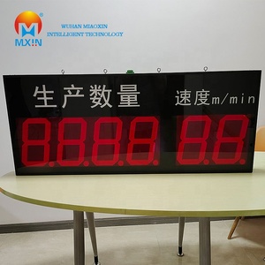 Display da banco a led grande da 8 pollici per display a led a 4 cifre a 7 segmenti montabile in digitale per fabbriche - Product Image 6