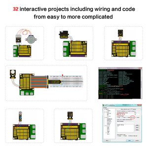 Keyes tudio Neues Ultimate Starter Learning Kit für Raspberry Pi 3 4 Modell B/ B W/ Tutorial Set Programmierer Starter Learning Kit