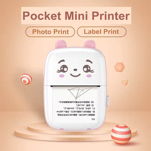 Mini taşınabilir yazıcı fotoğraf resim ofis makbuz QR kod etiket listesi not cep termal yazıcı kablosuz akıllı kless yazıcı - Product Image 6