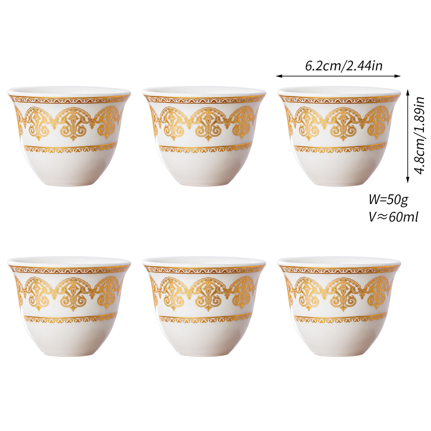 60ml Crown Design 6-Pack