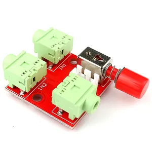 Conmutador de Audio de 3,5mm, 2 entradas, 1 salida, 1 entrada, 2 salidas, conmutador divisor de Audio, módulo conmutador de Audio