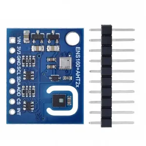 ENS160 + AHT21 dióxido de carbono CO2 eCO2 TVOC calidad del aire y temperatura y Sensor de humedad reemplazar CCS811 para Arduino