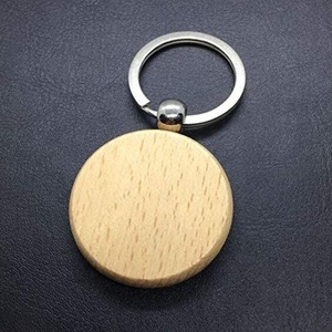 Tùy Chỉnh Quà Tặng DIY Handmade Keychain Gỗ Key Tag Với Chia Nhẫn Móc Chìa Khóa - Product Image 5