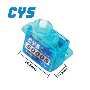Micro Mini 5g Servo con 1kg segnale analogico motore Coreless e custodia in plastica per aereo RC - Product Image 5