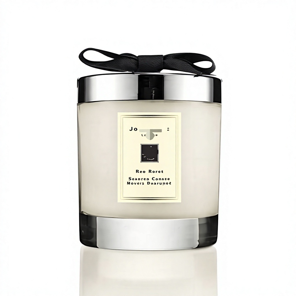 Bougie rose rouge 200g (coffret cadeau)