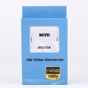 Mini HD AV2VGA Video Converter AV to <strong>VGA</strong> Video Converter with 3.5mm Audio to PC HDTV Converter - Product Image 6
