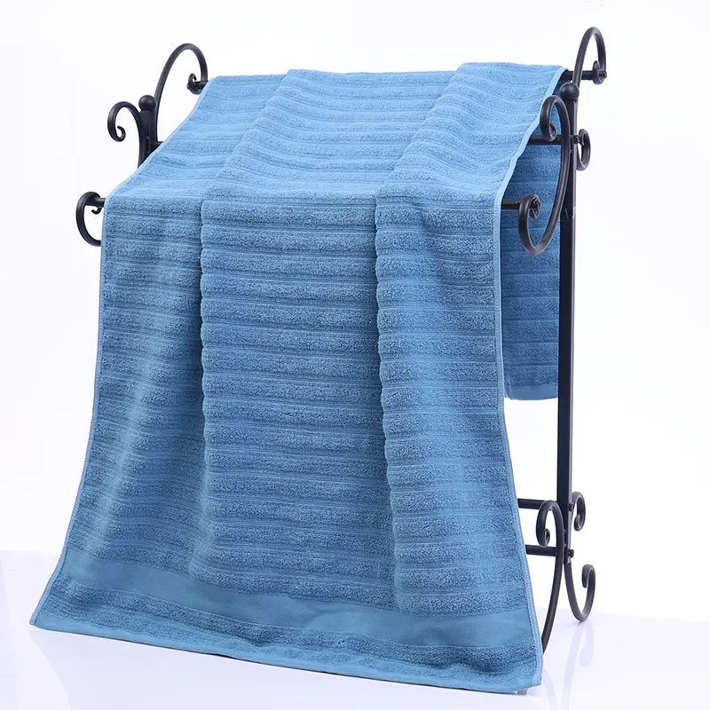 Asciugamani da bagno in Jacquard morbidi e personalizzati 100% asciugamani spessi in cotone da Hotel