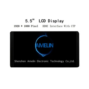 5,5 Zoll 1920*1080 Touchscreen geeignet für HDMI-USB Schnitts telle kann mit Treiber platine an Raspberry Pi Bildschirm anges ch lossen werden - Product Image 2