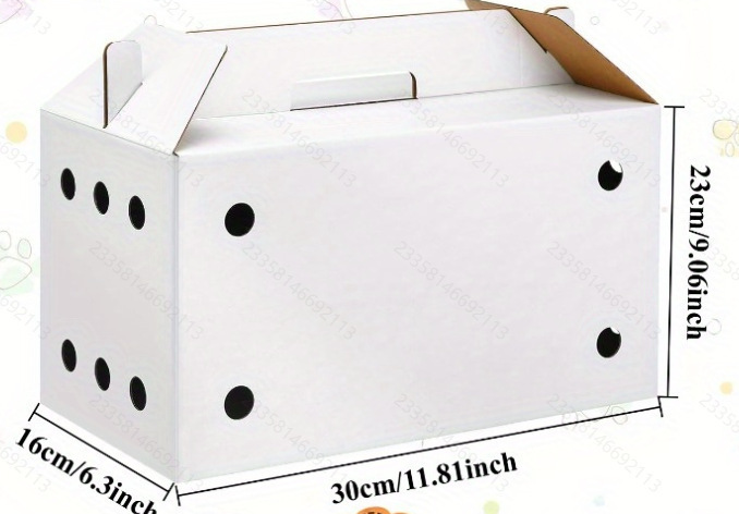 Three layers of white 30*16*23cm