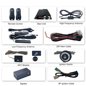 نظام تشغيل السيارة عن بعد OVI CANBUS بدون مفتاح مع زر بصمة ودخول ذكي لسيارات Porsche Cayenne، تركيب مباشر - Product Image 2