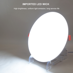 発売中Ledフレームレス3dラウンド10w 18w 24w 36w埋め込み式マウントLedパネルライト - Product Image 2