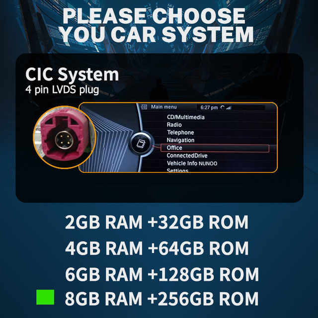 ROM de 256 GB del CIC
