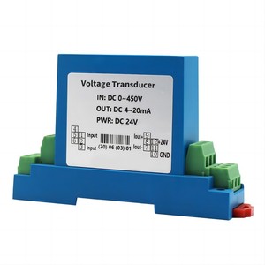 Sensor de corriente Hall AC 1A 2A 10A Transmisor 4-20mA 0-10V Salida Ampere Transductor Transformador de corriente