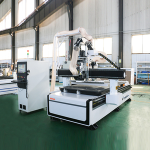 Línea de producción MISHI, enrutador CNC Atc 1325, 3 ejes, trabajo en madera, enrutador CNC ATC automático, máquina anidadora para gabinete de muebles - Product Image 3