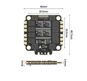 FPV Drone di volo Controller elettronico di velocità BLS firmware regolazione elettrica 50A/55A/60A per Speedybee F435 controllo di volo - Product Image 5