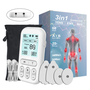 Zweikanal-<span class=keywords><strong>TENS</strong></span>-Einheit Muskelstimulator-Maschine mit 60 Modi <span class=keywords><strong>Tens</strong></span> Unit & EMS <span class=keywords><strong>Massager</strong></span>-Therapie gerät zur Schmerz linderung - Product Image 1
