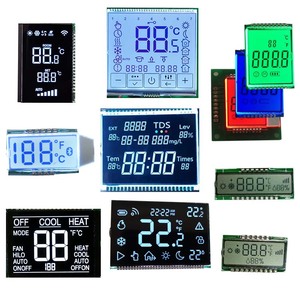 Tn Htn Stn Fstn Va Digitaler Lcd-Bildschirm kundenspezifische Größe numerischer Monokrom 7-Segment-Anzeige Lcd für Thermostat - Product Image 1