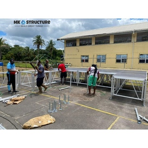 Fase di fase di sollevamento fase di alluminio modulare spettacolo Set Up Truss Stage