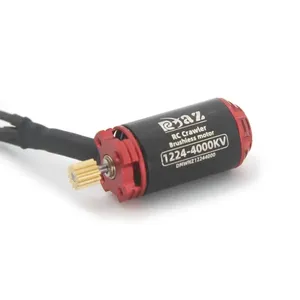NEEBRC 1224 Outrunner fırçasız Motor dış rotor 2S 4000KV 5000KV dişli ile 1/24 RC paletli araç eksenel SCX24 WPL Traxxas için - Product Image 1