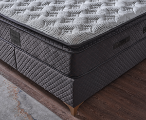 เฟอร์นิเจอร์ห้องนอนเตียงแฝดแบบเดี่ยวเตียงคู่ราชินีซุปเปอร์คิงไซส์ผ้าโรงแรมตกแต่งกรอบฐานเตียงสไตล์โมเดิร์น - Product Image 6