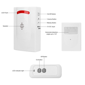 Sistema de alarma con sensor de movimiento PIR de seguridad para el hogar para protección contra intrusos - Product Image 5