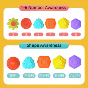 Bé Cao Su Mềm Xây Dựng Khối 1 + Năm Tuổi Bé Giáo Dục Sớm Giáo Dục Silicone Đồ Chơi Xây Dựng Khối Mô Hình - Product Image 3