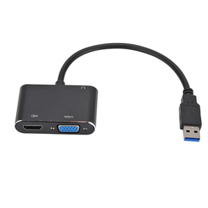 1080P Multi-Display <strong>USB</strong> to Converter 2 in 1 <strong>USB</strong> 3.0 Hub to HDTV-compatible <strong>VGA</strong> Adapter <strong>USB</strong> 3.0 to HD-Compatible+<strong>VGA</strong> Driver-free - Product Image 6