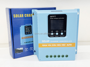 PWM 60A 80A 100A контроллер солнечной батареи 12V/24V36V/48V Автоматическая идентификация контроллер зарядки аккумулятора - Product Image 4